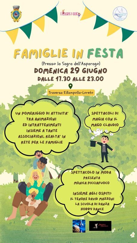 Festa delle famigliee sssessorato alla politica delle famiglie